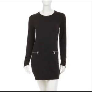 Micheal by Michael Kors black knit dress